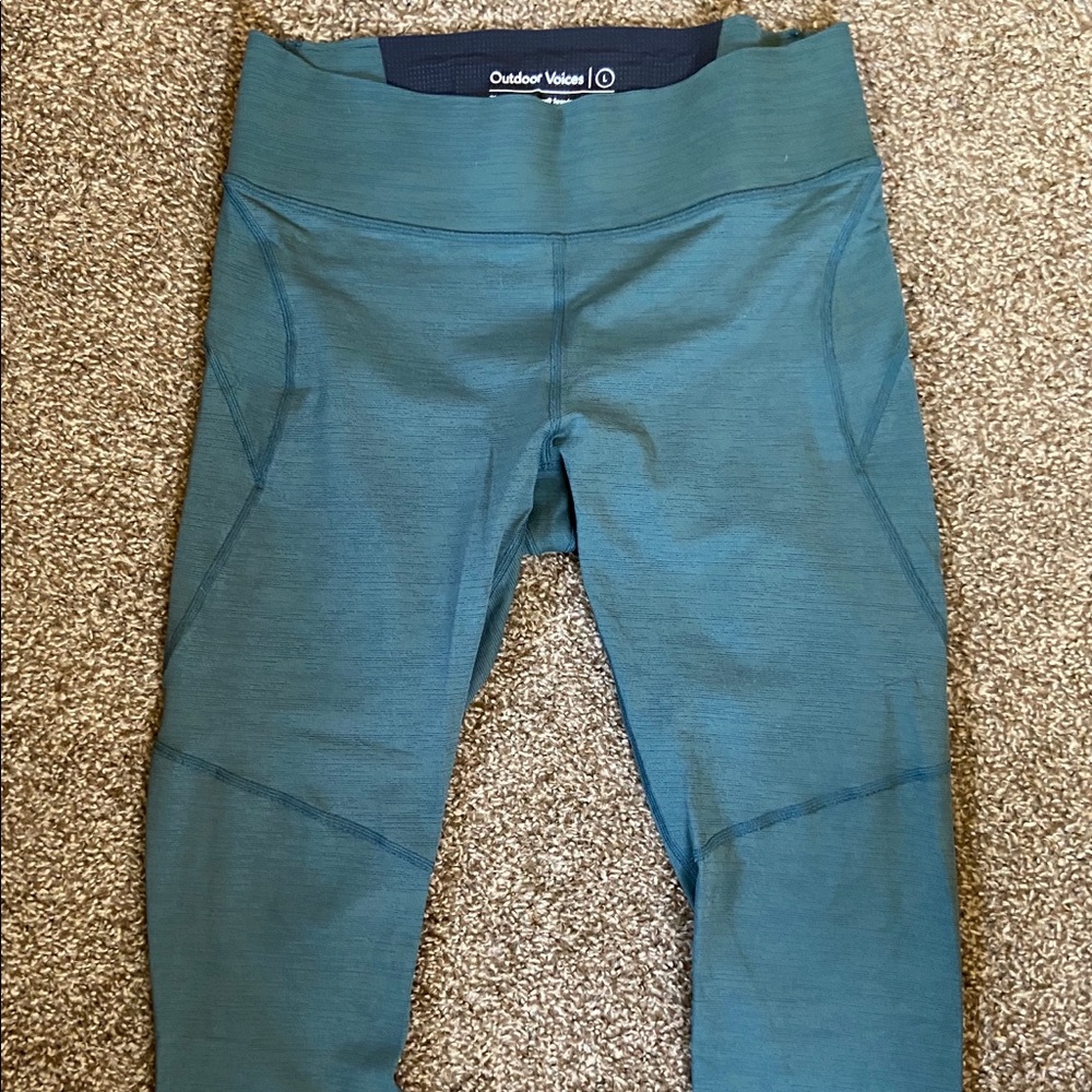 Green Outdoor Voices leggings